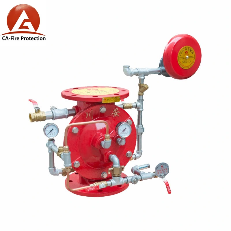 Ca Fire Dn200 Iron Protection Fire Alarm Valve Deluge Alarm Valve Fire Fighting Zsfz 100 Wet Alarm Valve