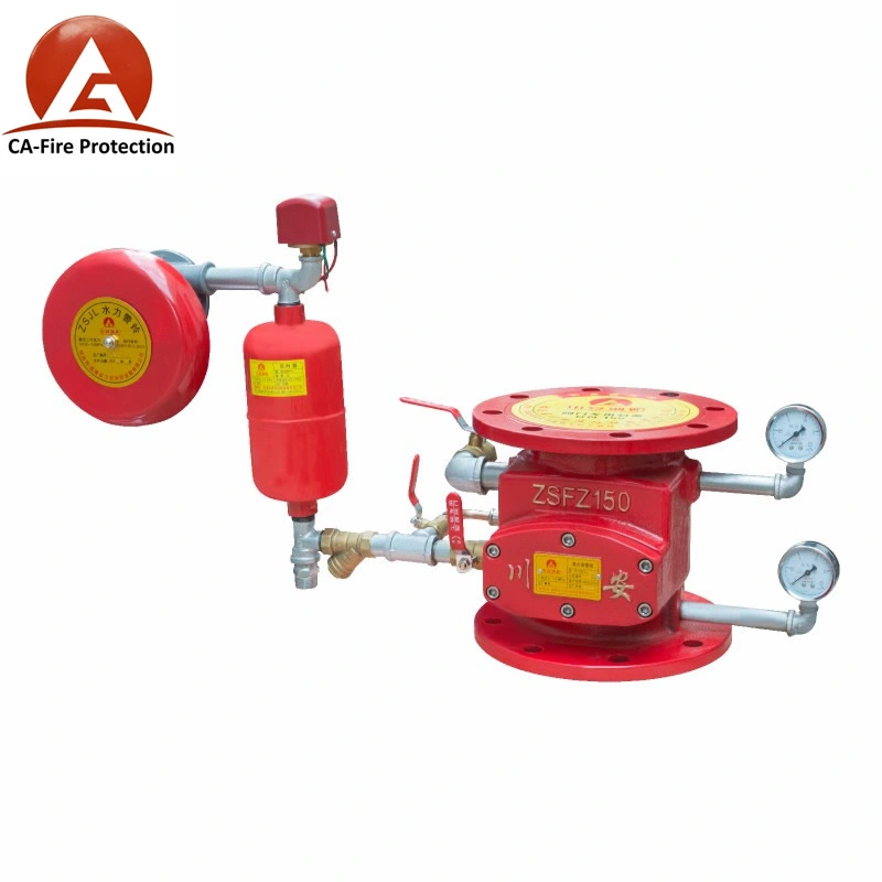 Ca Factory Outlet New Zsfz 100 Wet Alarm Valve Fire Fighting Equipment Wet Alarm Valve Price for Alarm Valve