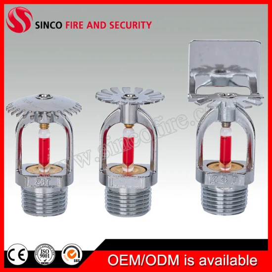 Testa sprinkler antincendio K5.6/K8.0 cromata