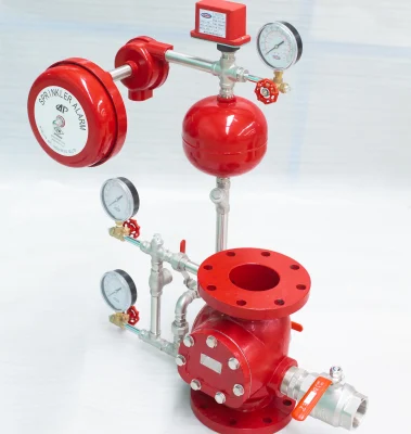 Valvola di ritegno allarme bagnato da 10'' approvata FM utilizzata nei sistemi sprinkler antincendio