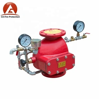 Ca Valvola di ritegno allarme bagnato rossa Valvola di ritegno allarme sprinkler Prezzo valvola di allarme bagnato